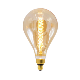 Filament xxl led lamp spiraal peer glas 8,5 Watt - dimbaar