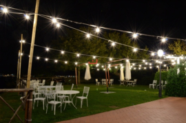 Prikkabel 35 meter compleet met 35 led lampen