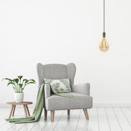 Snoerpendel industrieel rose goud