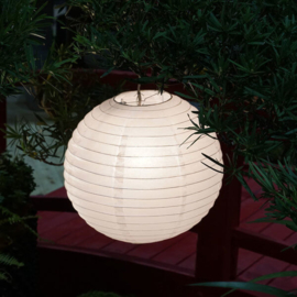Lampion nylon wit voor buiten - 25 cm