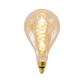 Filament xxl led lamp croissant peer glas 8,5 Watt - dimbaar