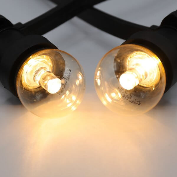 Led lamp transparant met lens 1 Watt | Led lampen voor | Wittelampionnen.nl, de lampion specialist