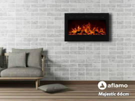 Aflamo Majestic 66cm - Wand sfeerhaard elektrisch