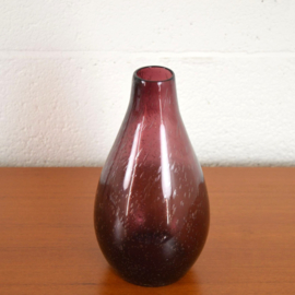 roodbruine glazen vaas