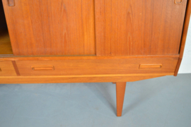 teak halfhoog dressoir