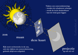 Zonsverduistering kaart - 2022