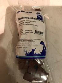 HAAKS®B.A.R.F Paardenvleestrainers 100gr