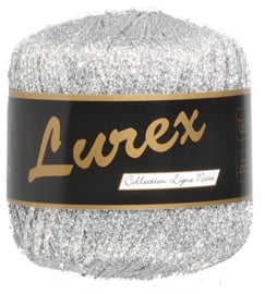 Lammy Yarns: Lurex 001 Zilver