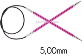 Knitpro Zing vaste rondbreinaald - 080cm - 5