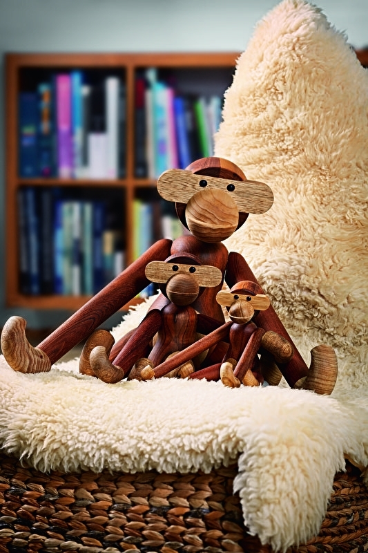 Kay Bojesen Monkey Family | Houten aapjes | KayBojesen Store Houten aapjes | KayBojesen Store