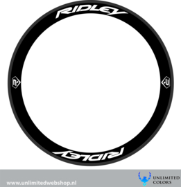 ridley velg stickers 2, 8 stuks