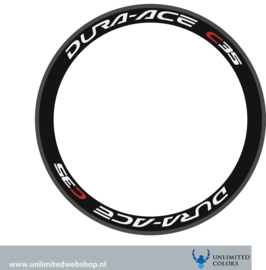 Dura-ace c-35 stickers, 4 pieces