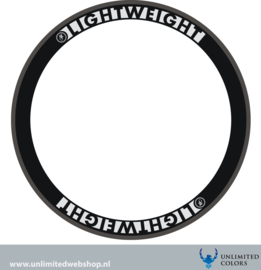 Lightweight rim stickers 2, 4 pieces