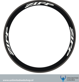 Zipp velg stickerset, 6 stuks