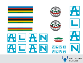 Alan stickerset