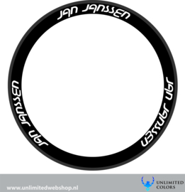 Jan Janssen wheel stickers, 6 pieces