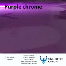 Color swatch Purple chrome gloss