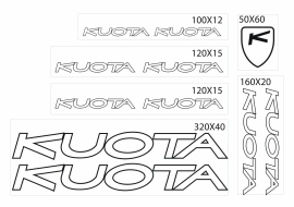 Kuota stickers outline