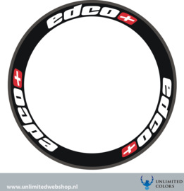 Edco velg stickers, 6 stuks