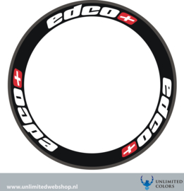 Edco wheel stickers, 6 pieces