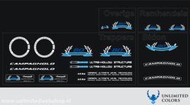 Campagnolo group stickers 80 anniversary