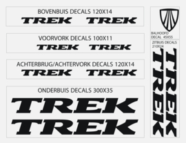 Trek stickers oud font