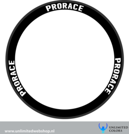 Prorace wheel stickers 1, 6 pieces