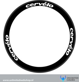 Cervelo velg stickers, 6 stuks