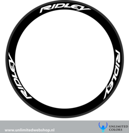 ridley velg stickers 1, 6 stuks