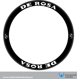 De Rosa velg stickers 2, 8 stuks