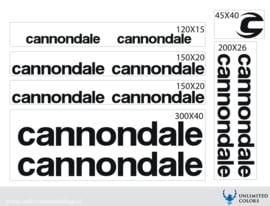 Cannondale stickers NIEUW LOGO