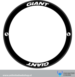 Giant oud logo  velg stickers 2, 8 stuks