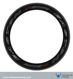 Easton EA90XC rim stickers, 8 pieces