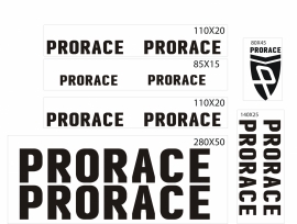 Pro race stickers