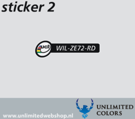 UCI Wilier Zero6 WIL-ZE72-RD