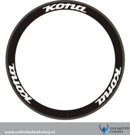 Kona wheel stickers 1, 6 pieces