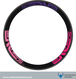 Enve m50 rim stickerset, 6 pieces