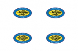 Campagnolo sticker set van 4 60 mm