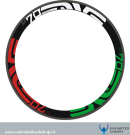 Enve m70 velg stickerset, 6  stuks