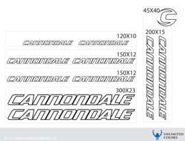 Cannondale stickers outline