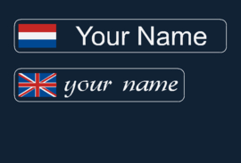 Name stickers