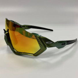 Oakley Flight Jacket - Shift green/gold/orange