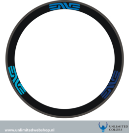 Enve velg stickerset, 6 stuks