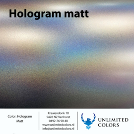 Kleurenstaal Hologram mat