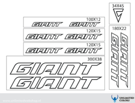 Giant stickers new logo outline