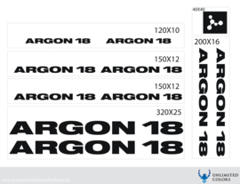 Argon 18 stickers