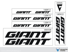 Giant stickers new logo