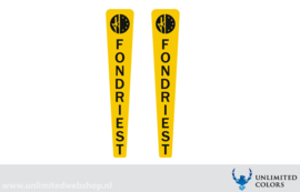 Fondriest fork stickers