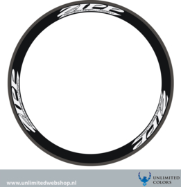 Zipp rim stickerset 2, 6 pieces