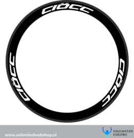 Ciocc velg stickers, 6 stuks